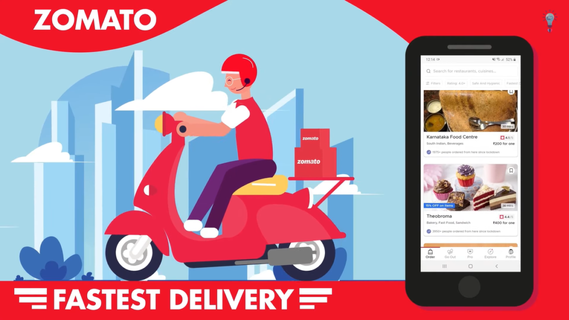 zomato-banner Zomato is working on 10-min food delivery